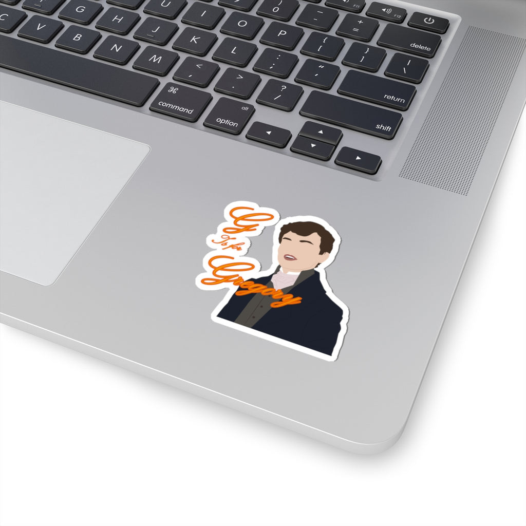 G Is For Gregory Bridgerton Netflix Sticker