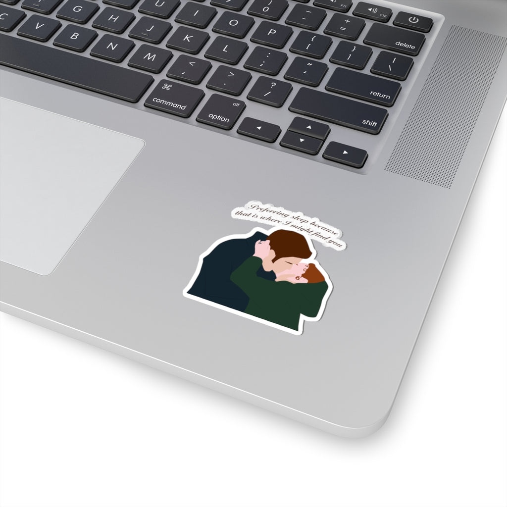 Preferring Sleep Because That Is Where I Might Find You Polin Kiss Bridgerton Netflix Sticker