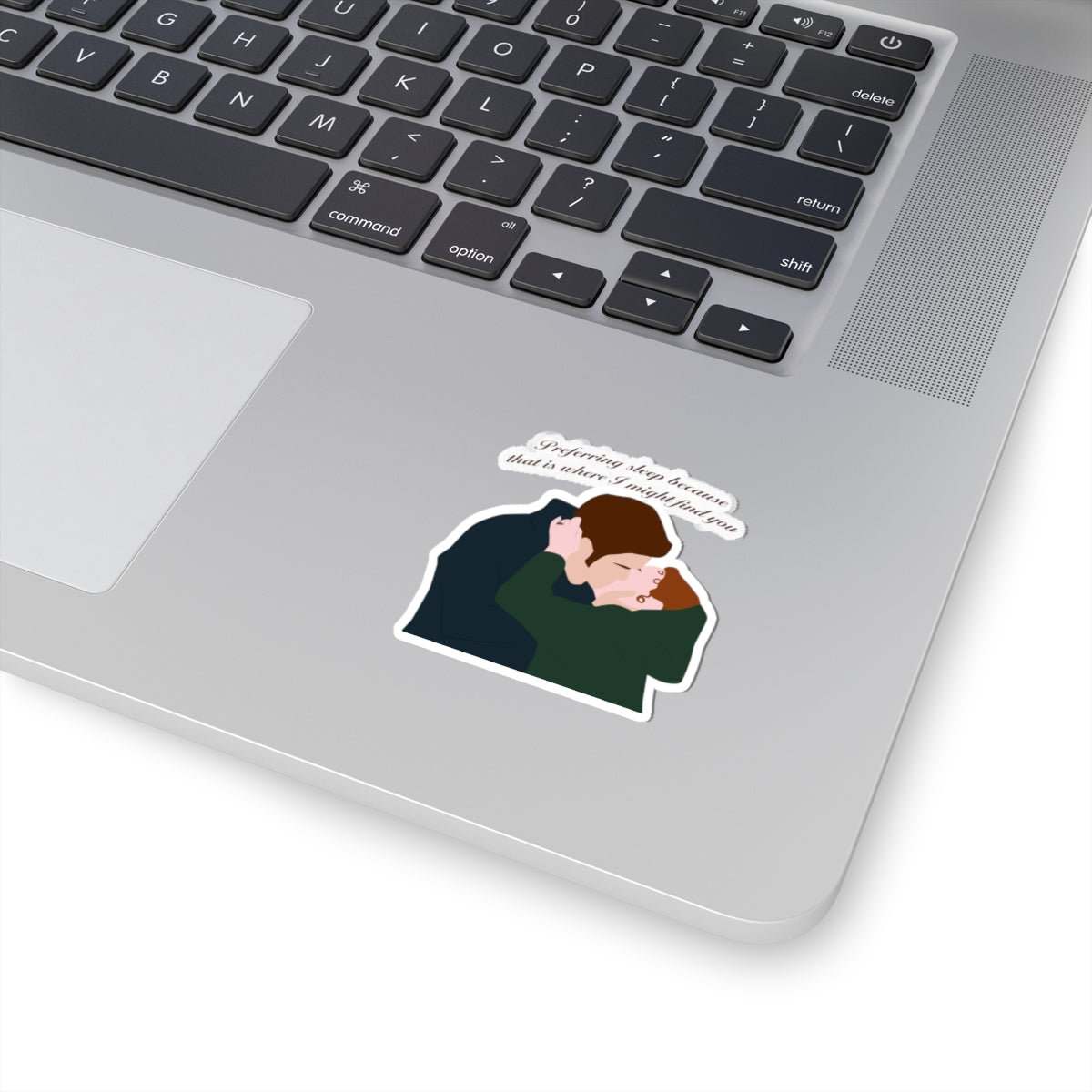Preferring Sleep Because That Is Where I Might Find You Polin Kiss Bridgerton Netflix Sticker