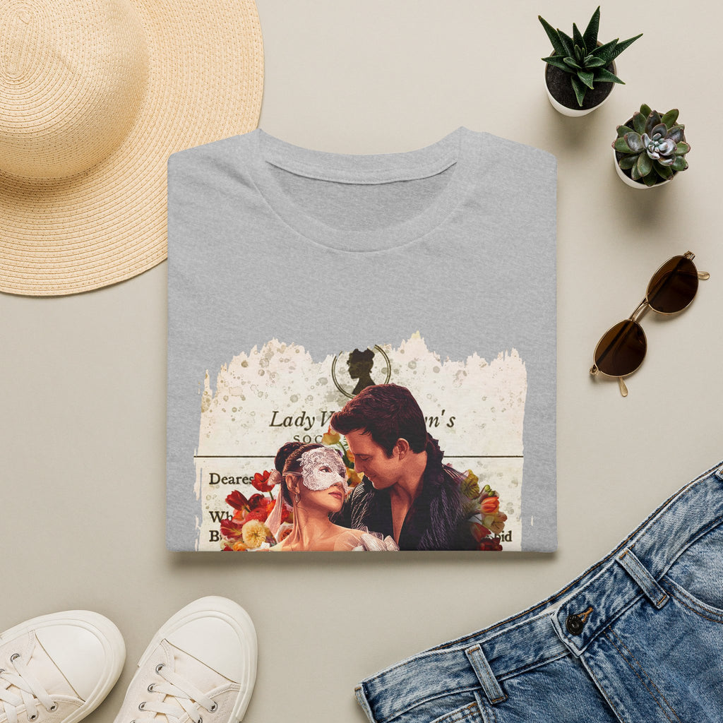 Benedict Bridgerton & The Lady In Silver Sophie Baek Lady Whistledown Society Papers T-Shirt