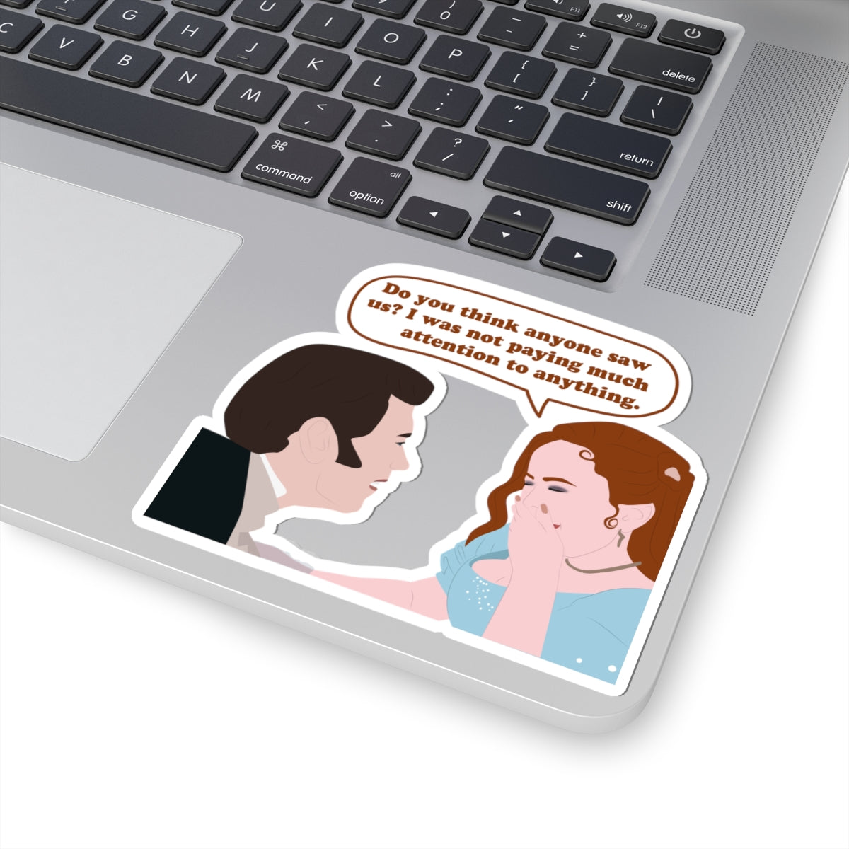 Do You Think Anyone Saw Us? Colin & Penelope Bridgerton Netflix Sticker