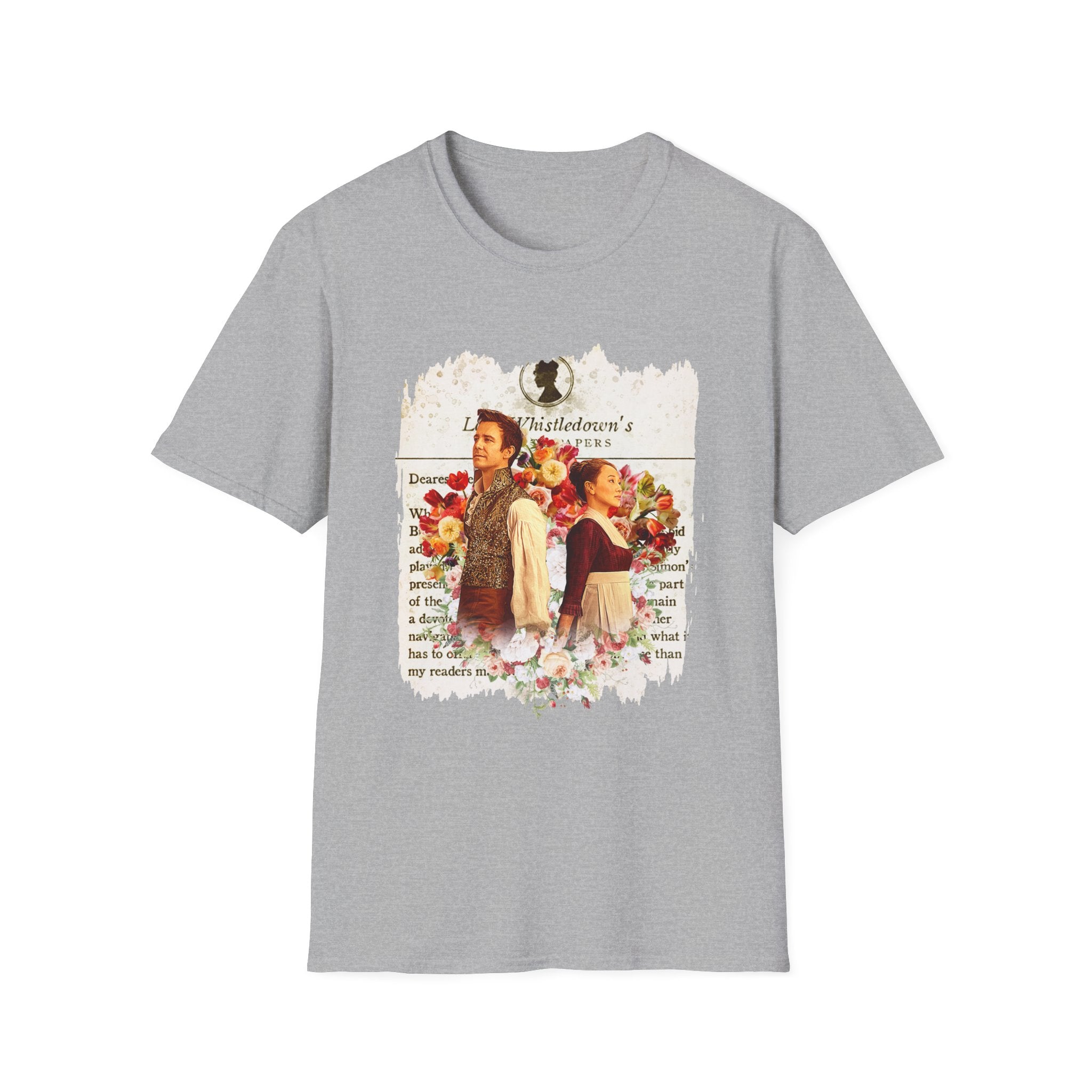 Benedict Bridgerton & Sophie Baek Back To Back Lady Whistledown Society Papers Netflix T-Shirt