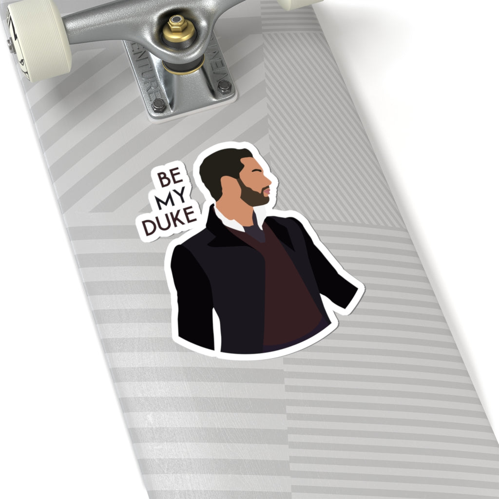 Be My Duke Simon Basset Duke Of Hastings Bridgerton Netflix Sticker