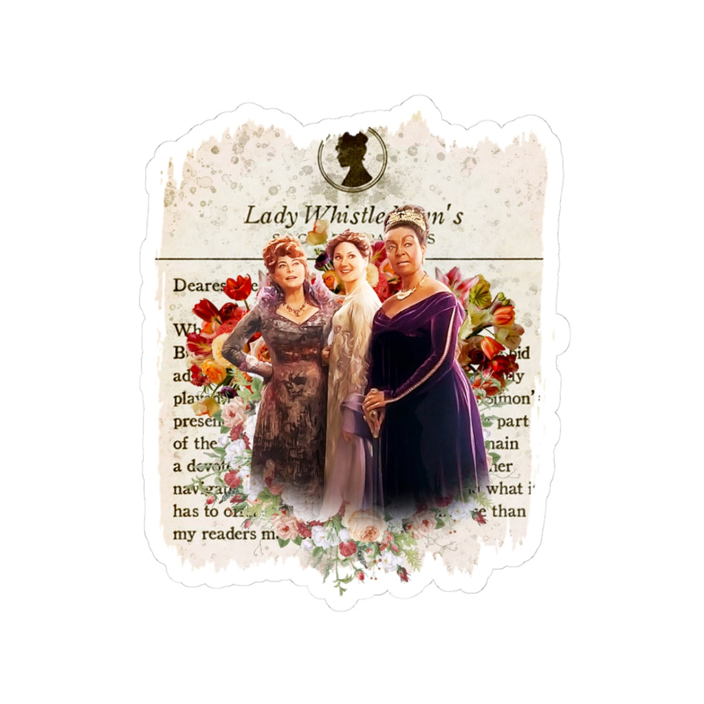 Marriage Minded Mamas Bridgerton Lady Whistledown Society Papers Netflix Sticker