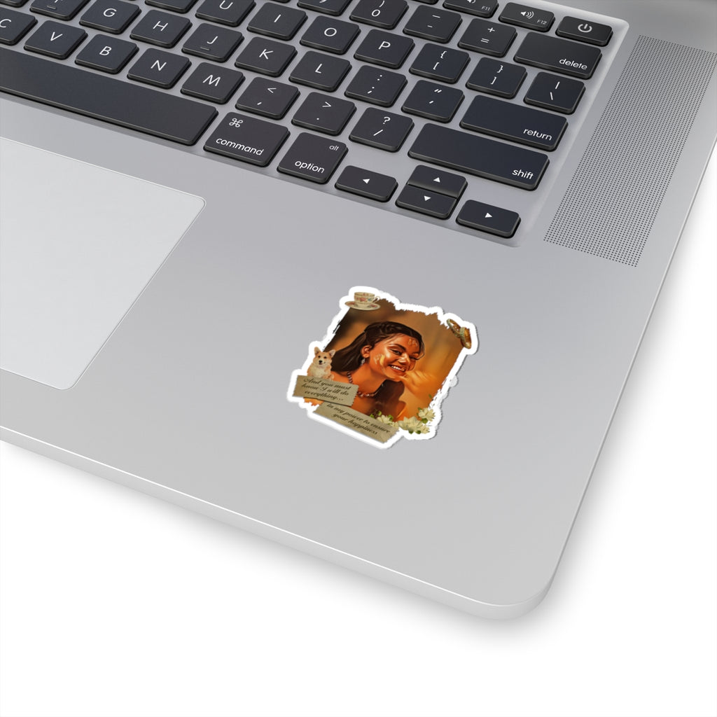 I Will Do Everything To Ensure Your Happiness Kate Sharma Bridgerton Netflix Sticker