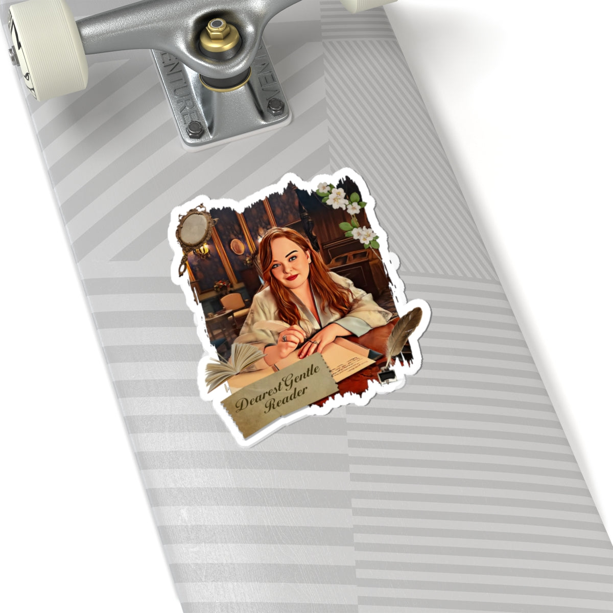 Penelope Bridgerton Night Gown Lady Whistledown Portrait Netflix Sticker