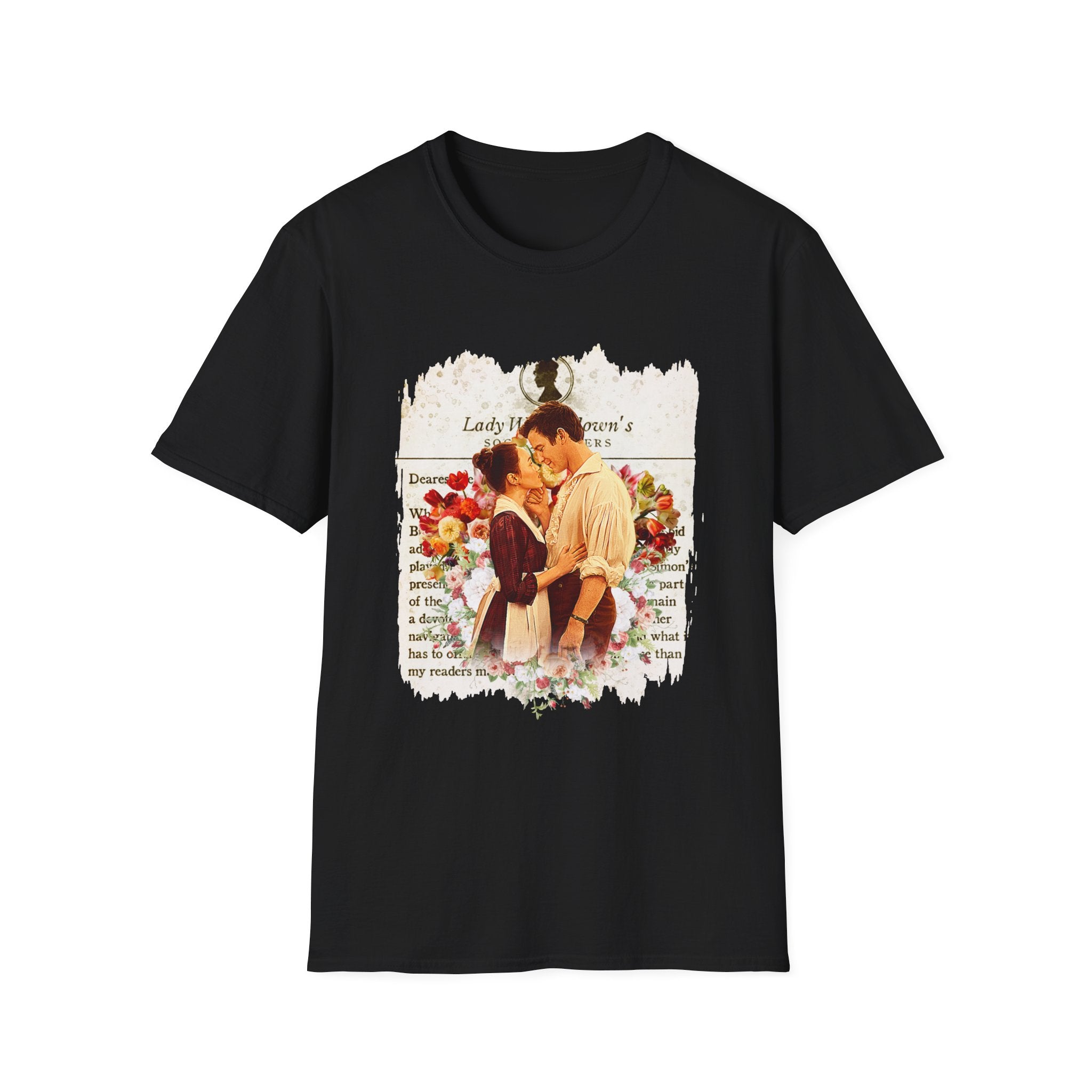 Benedict Bridgerton & Maid Sophie Baek Lady Whistledown Society Papers Netflix T-Shirt