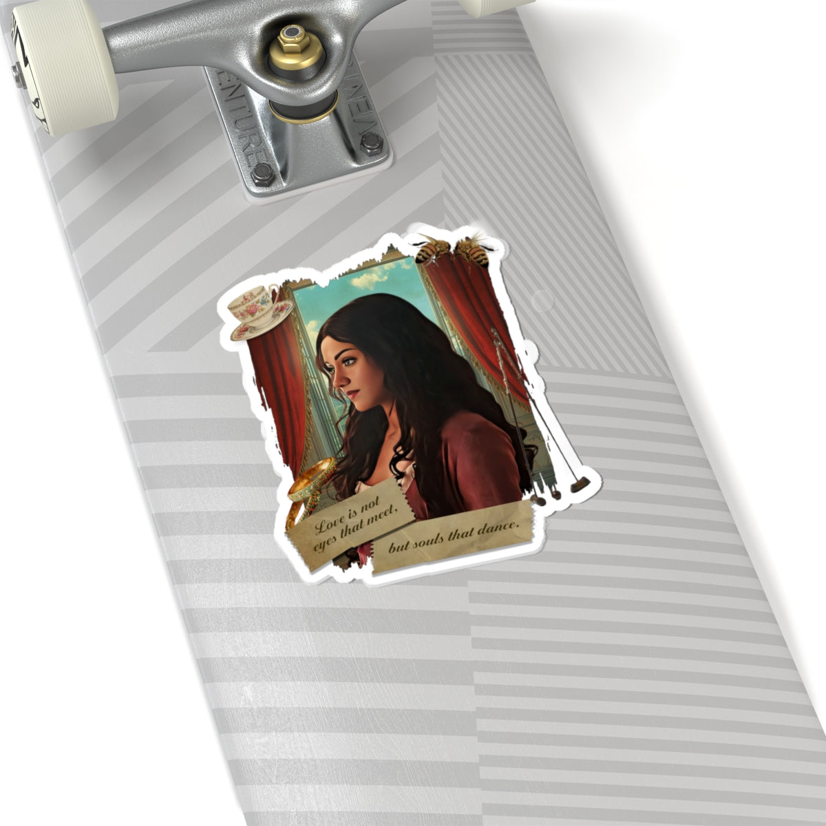 Love Is Not Eyes That Meet Kate Sharma Bridgerton Portrait Netflix Sticker