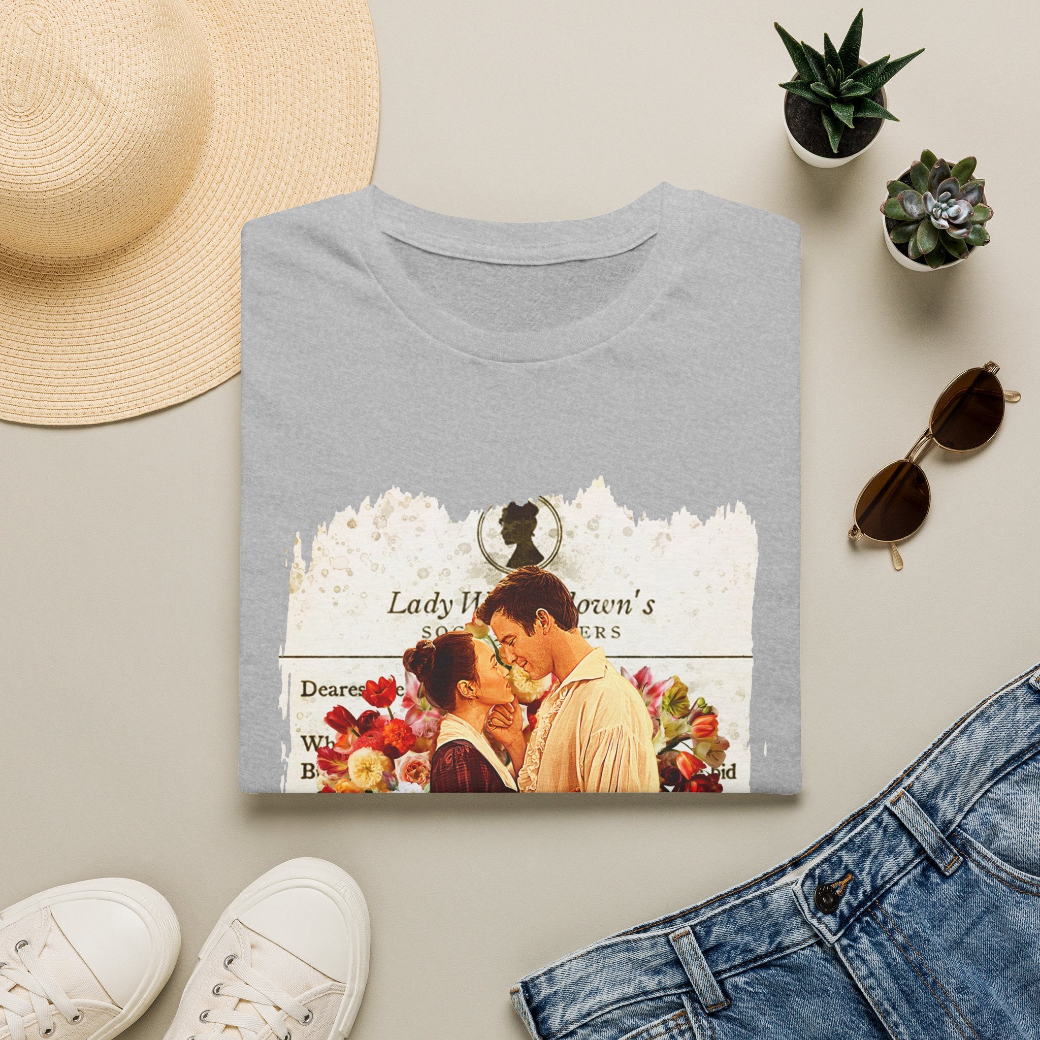 Benedict Bridgerton & Maid Sophie Baek Lady Whistledown Society Papers Netflix T-Shirt