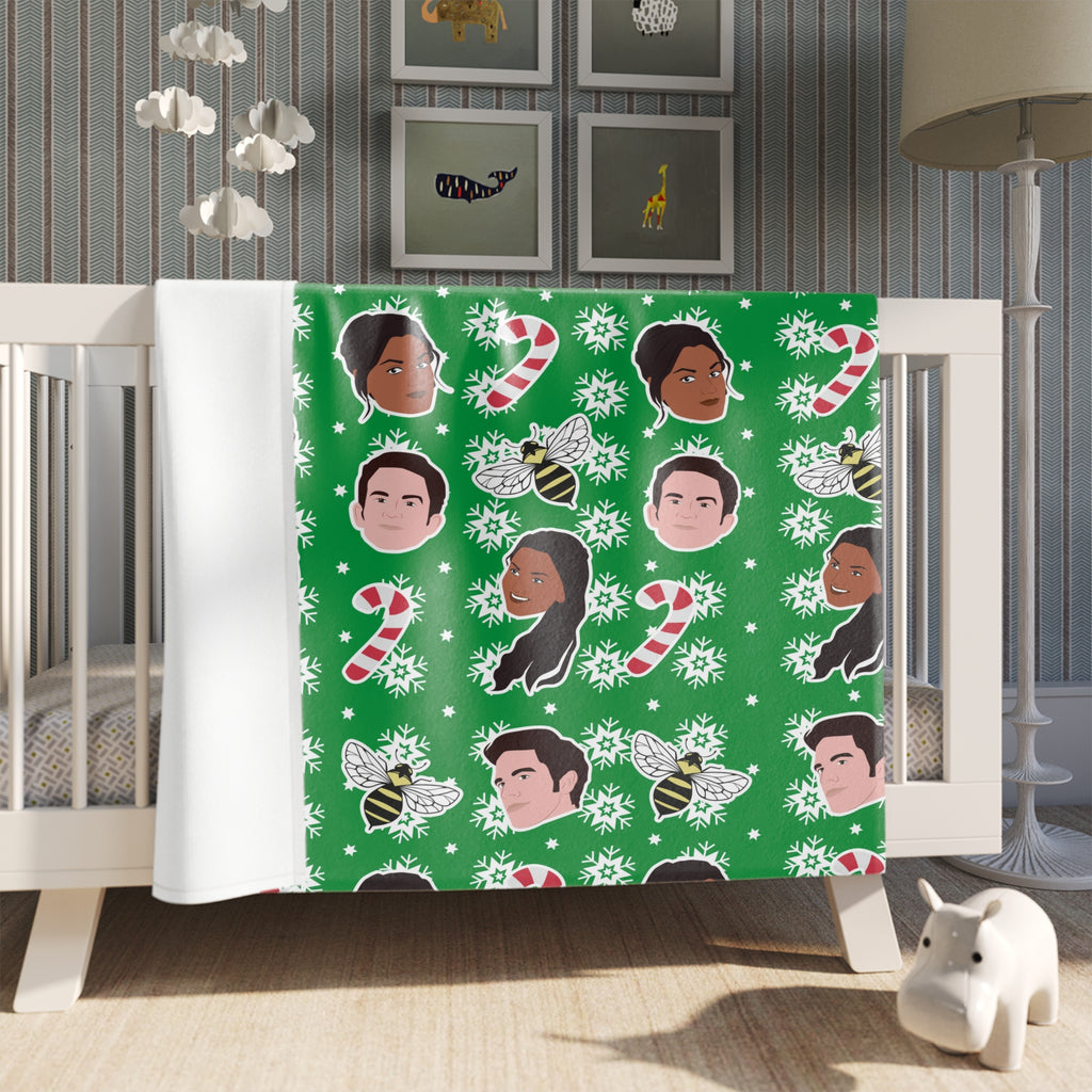 Kanthony Anthony & Kate Christmas Bridgerton Netflix Throw Blanket