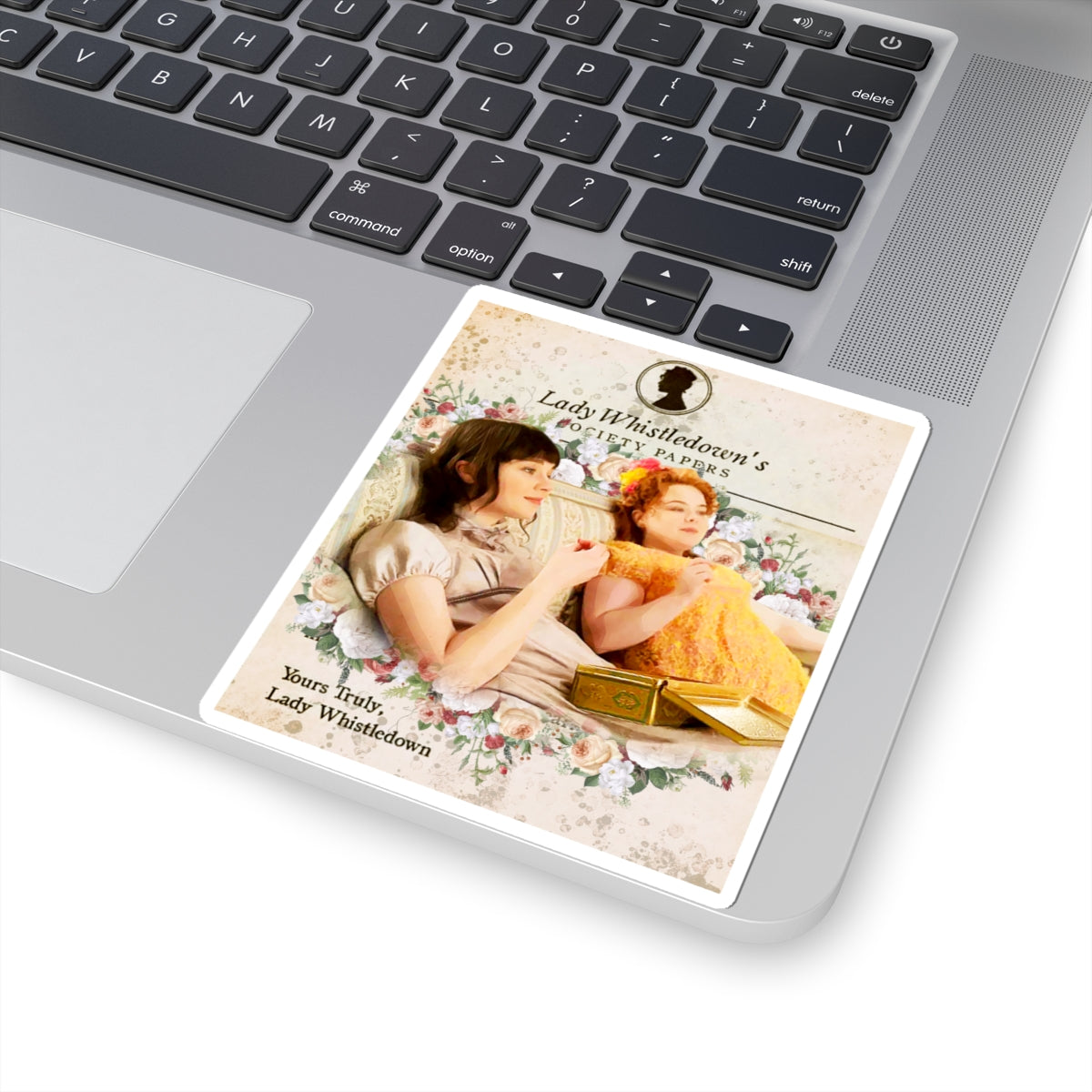 Penelope and Eloise Lady Whistledown Society Papers Bridgerton Netflix Sticker