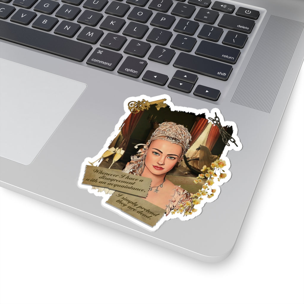 Cressida Cowper Portrait Netflix Sticker