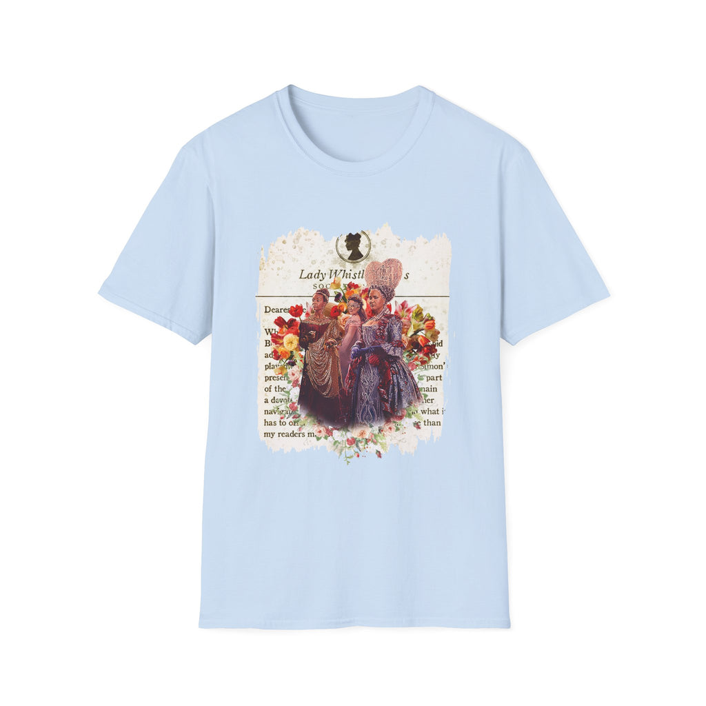 Queen Charlotte, Lady Danbury & Violet Bridgerton Masquerade Ball Lady Whistledown Society Papers Netflix T-Shirt