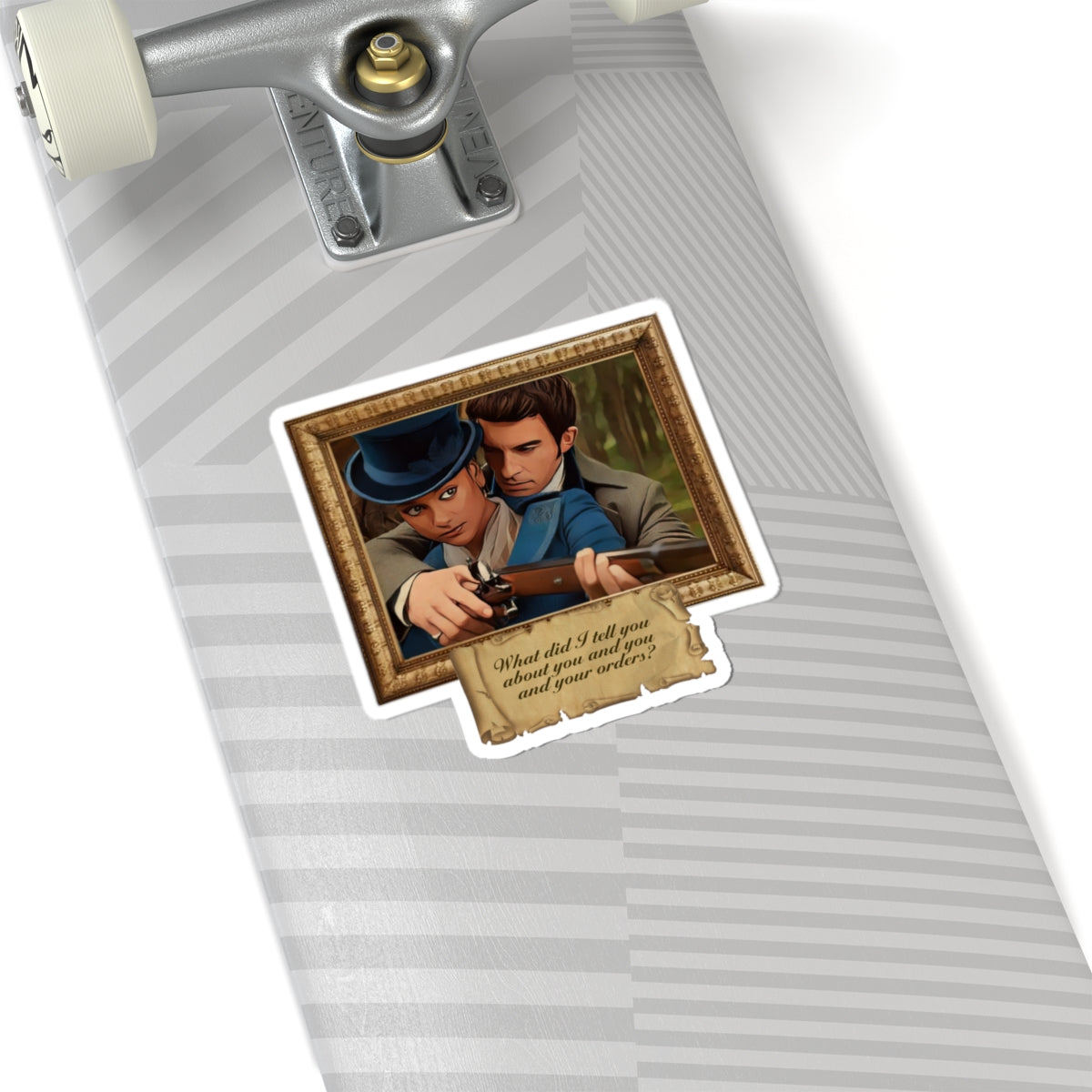 Kate & Anthony TVWLM Quote Bridgerton Frame Portrait Netflix Sticker