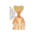 Oh Gossip Monger Queen Charlotte Bridgerton Netflix Sticker