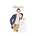 Found It Benedict Bridgerton & Sophie Bridgerton Wedding Kiss Netflix Sticker