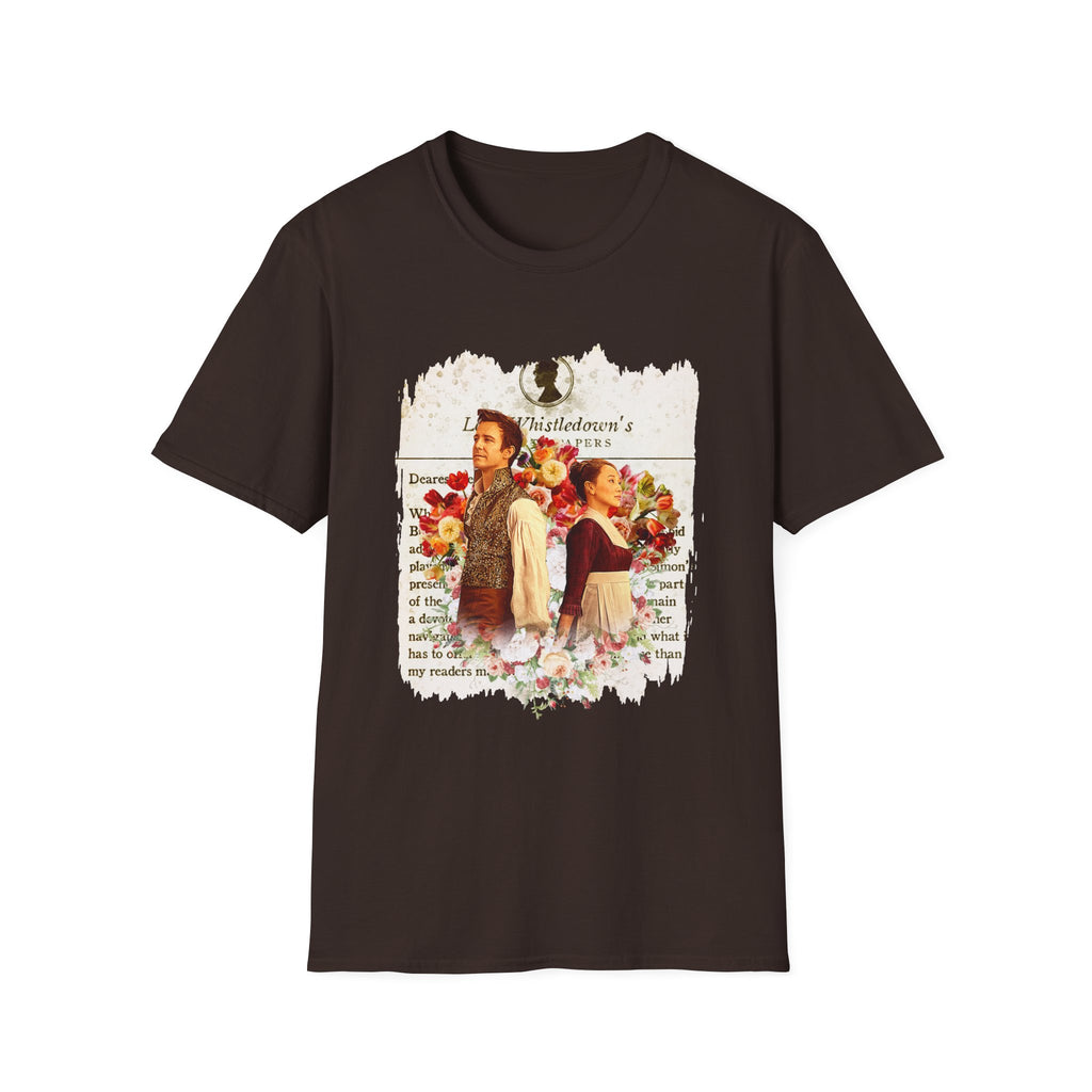 Benedict Bridgerton & Sophie Baek Back To Back Lady Whistledown Society Papers Netflix T-Shirt