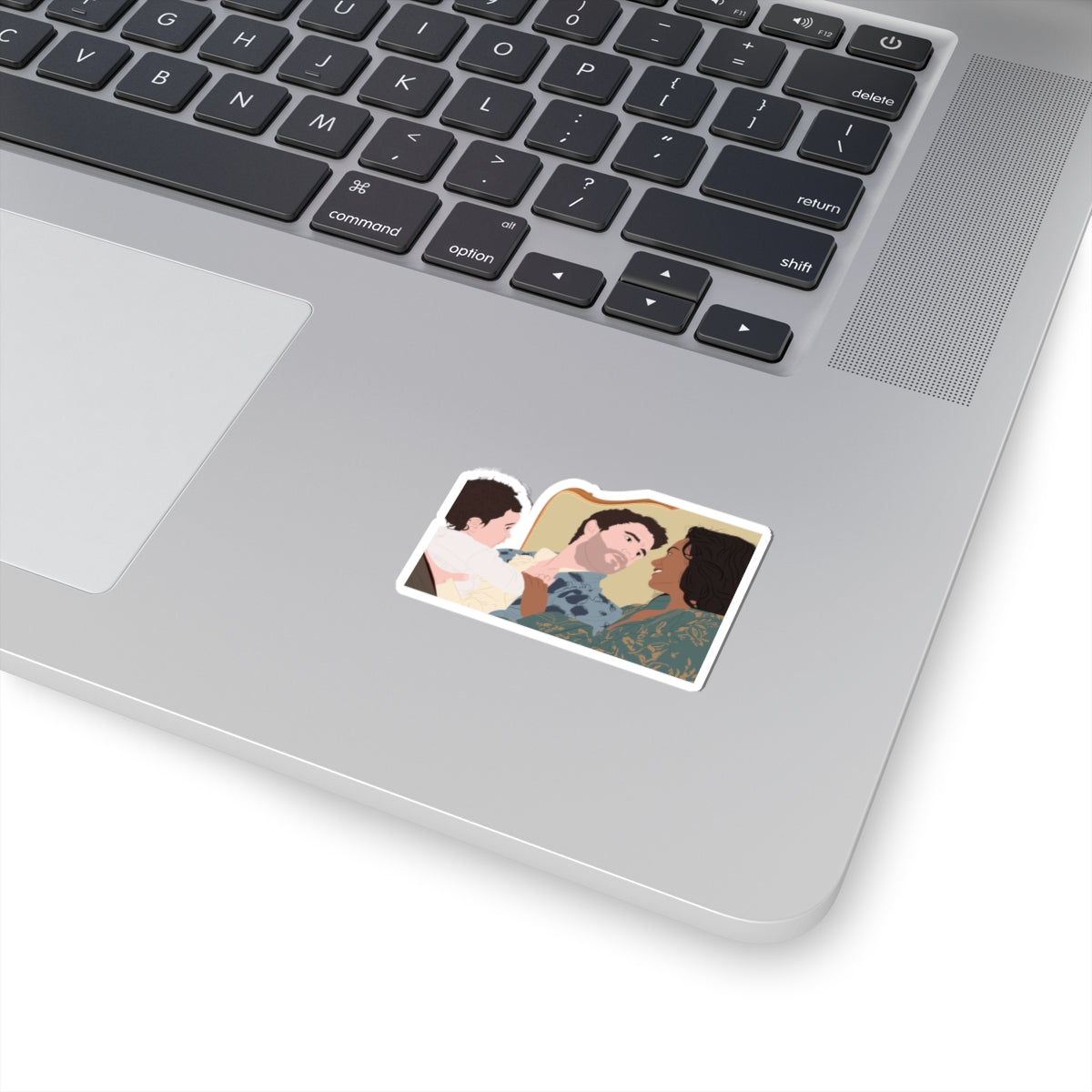 Anthony, Kate & Edmund Bridgerton Bed Netflix Sticker