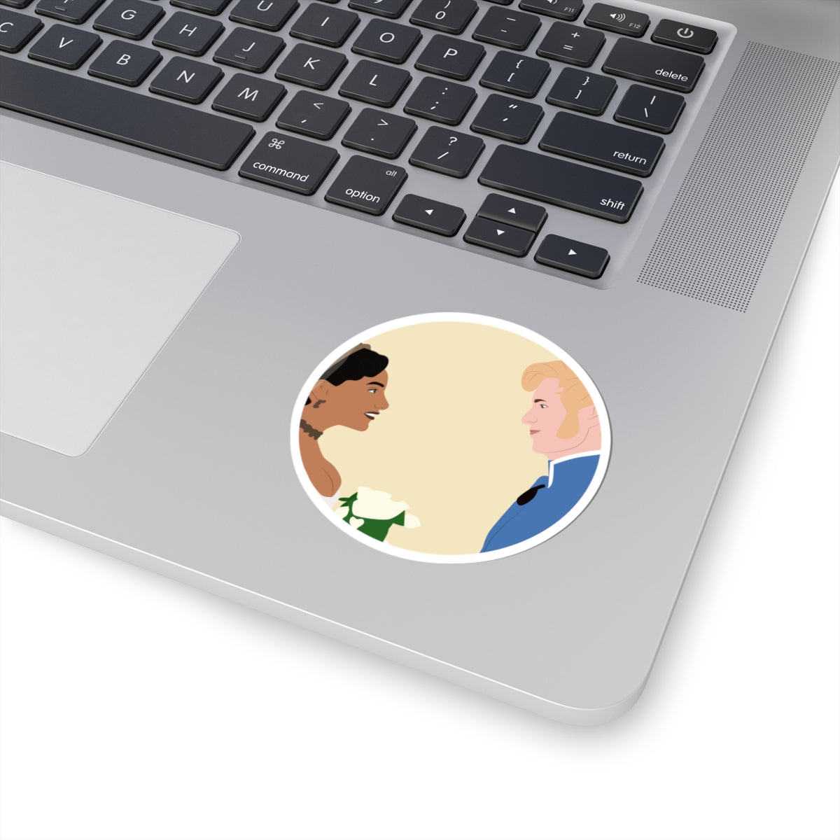 Edwina Sharma and Prince Friedrich Bridgerton Netflix Sticker