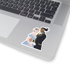 Simon & Daphne Basset Masquerade Ball Bridgerton Netflix Sticker