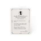 Lady Whistledown Happy Birthday Wishes Bridgerton Netflix Greeting Card
