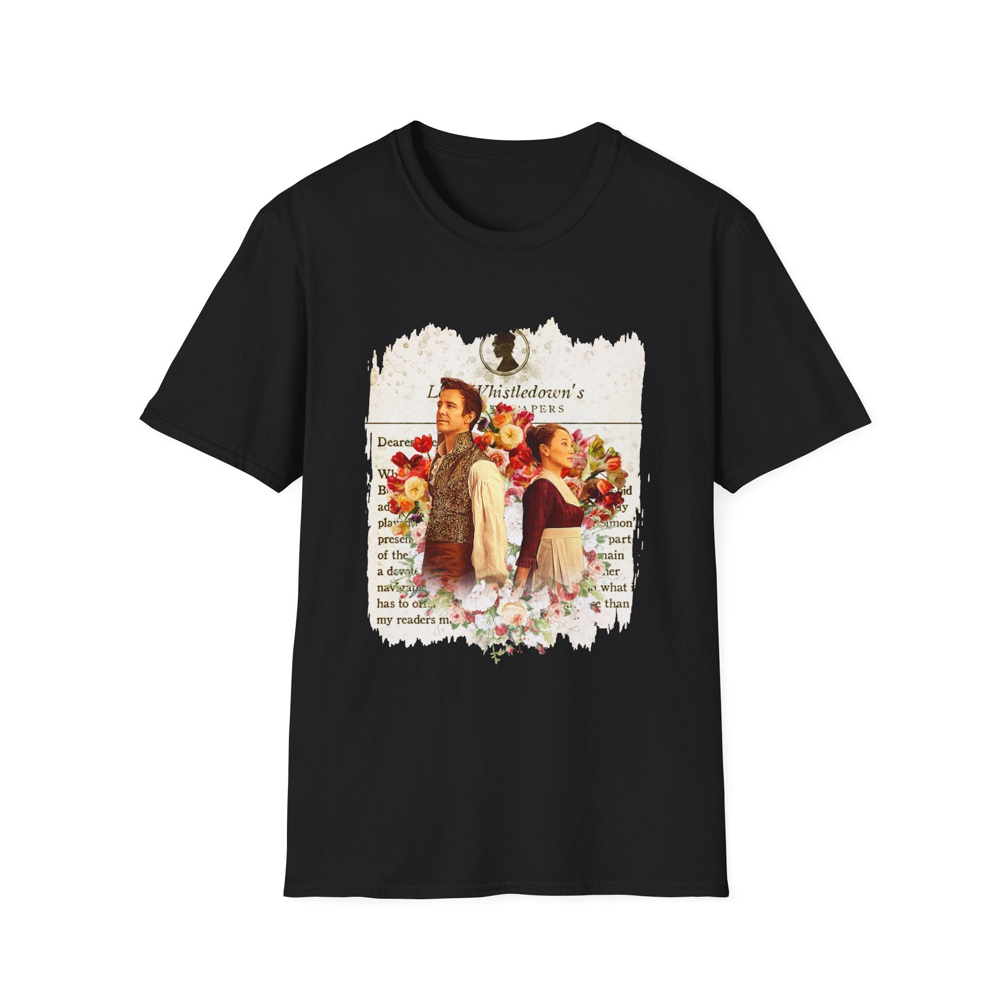 Benedict Bridgerton & Sophie Baek Back To Back Lady Whistledown Society Papers Netflix T-Shirt
