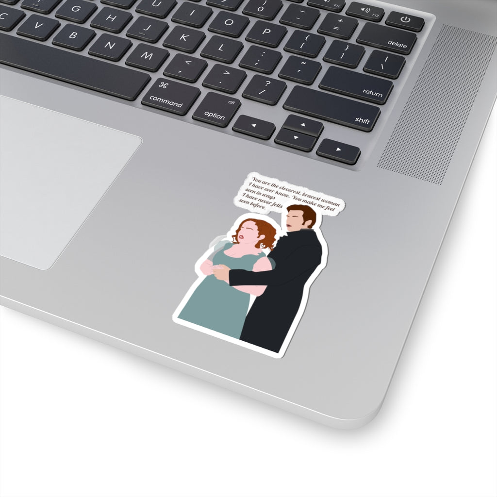 You Are The Cleverest, Bravest Woman I Have Ever Known Colin & Penelope Bridgerton Netflix Sticker
