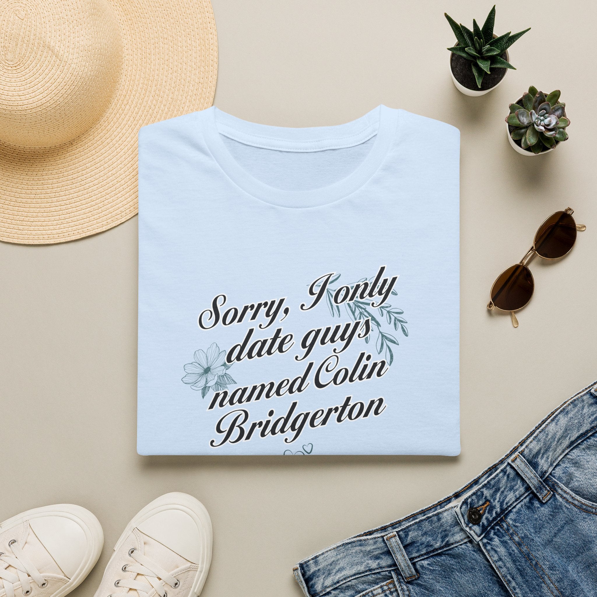 Sorry, I Only Date Guys Named Colin Bridgerton Netflix T-Shirt