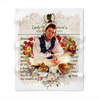 Colin Bridgerton Lady Whistledown Society Papers Netflix Throw Blanket