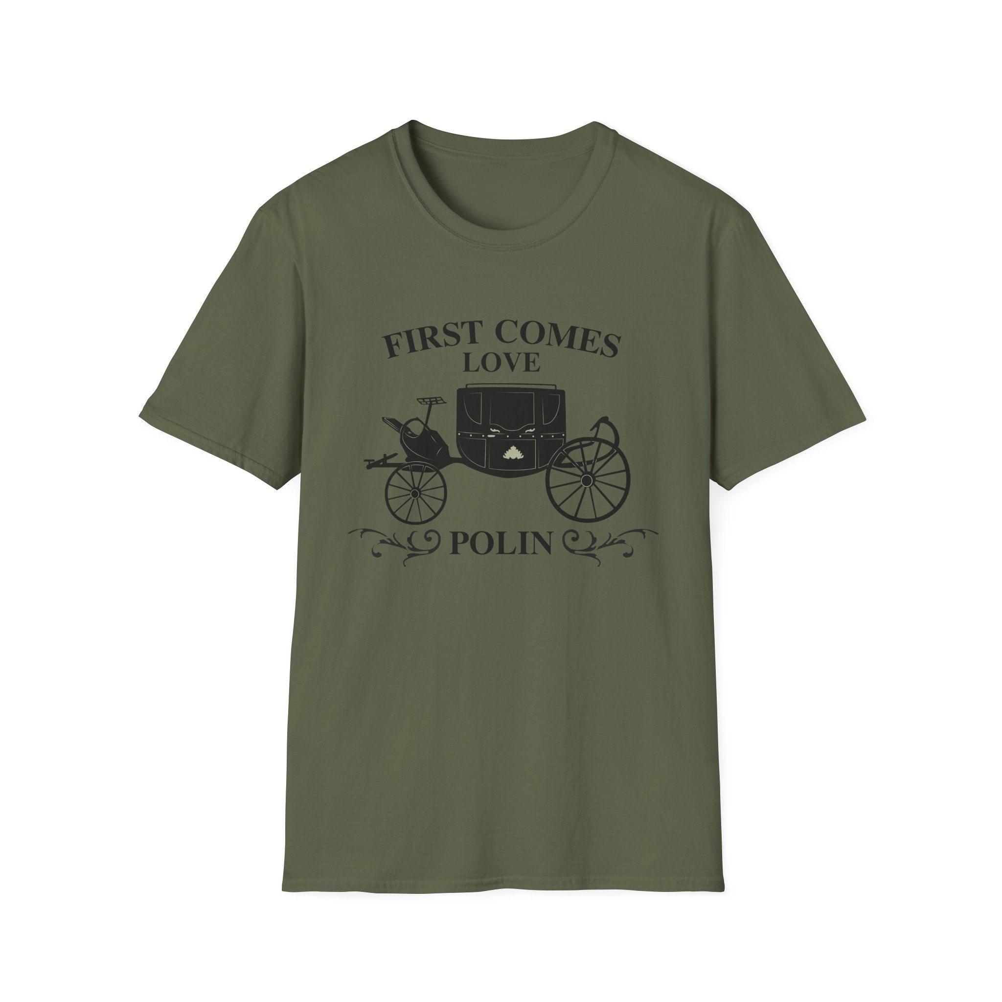 First Comes Love Polin Carriage Bridgerton Netflix T-Shirt