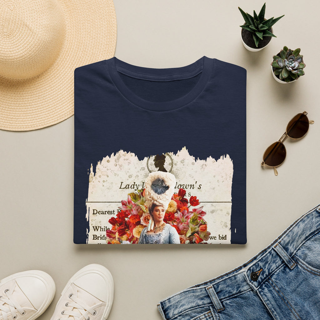 Queen Charlotte Lady Whistledown Society Papers Bridgerton Netflix T-Shirt
