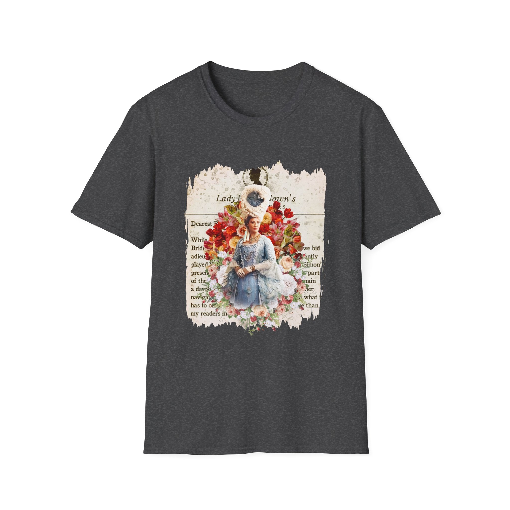 Queen Charlotte Lady Whistledown Society Papers Bridgerton Netflix T-Shirt