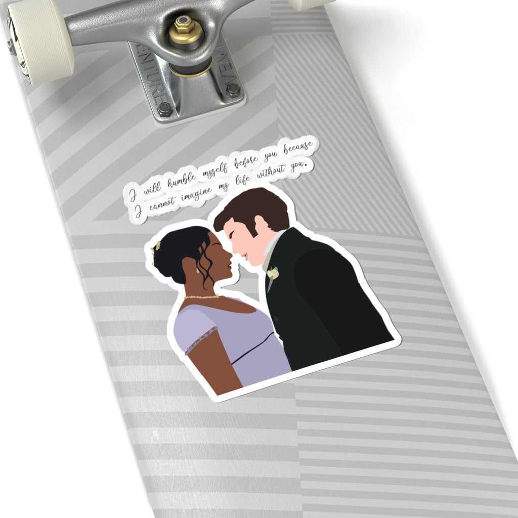 I Will Humble Myself Before You Anthony & Kate Bridgerton Netflix Sticker