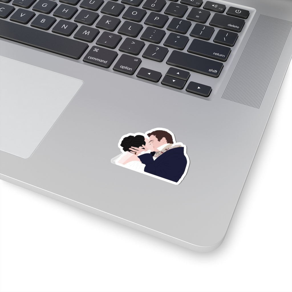 Benedict Bridgerton & Sophie Bridgerton Wedding Kiss Netflix Sticker