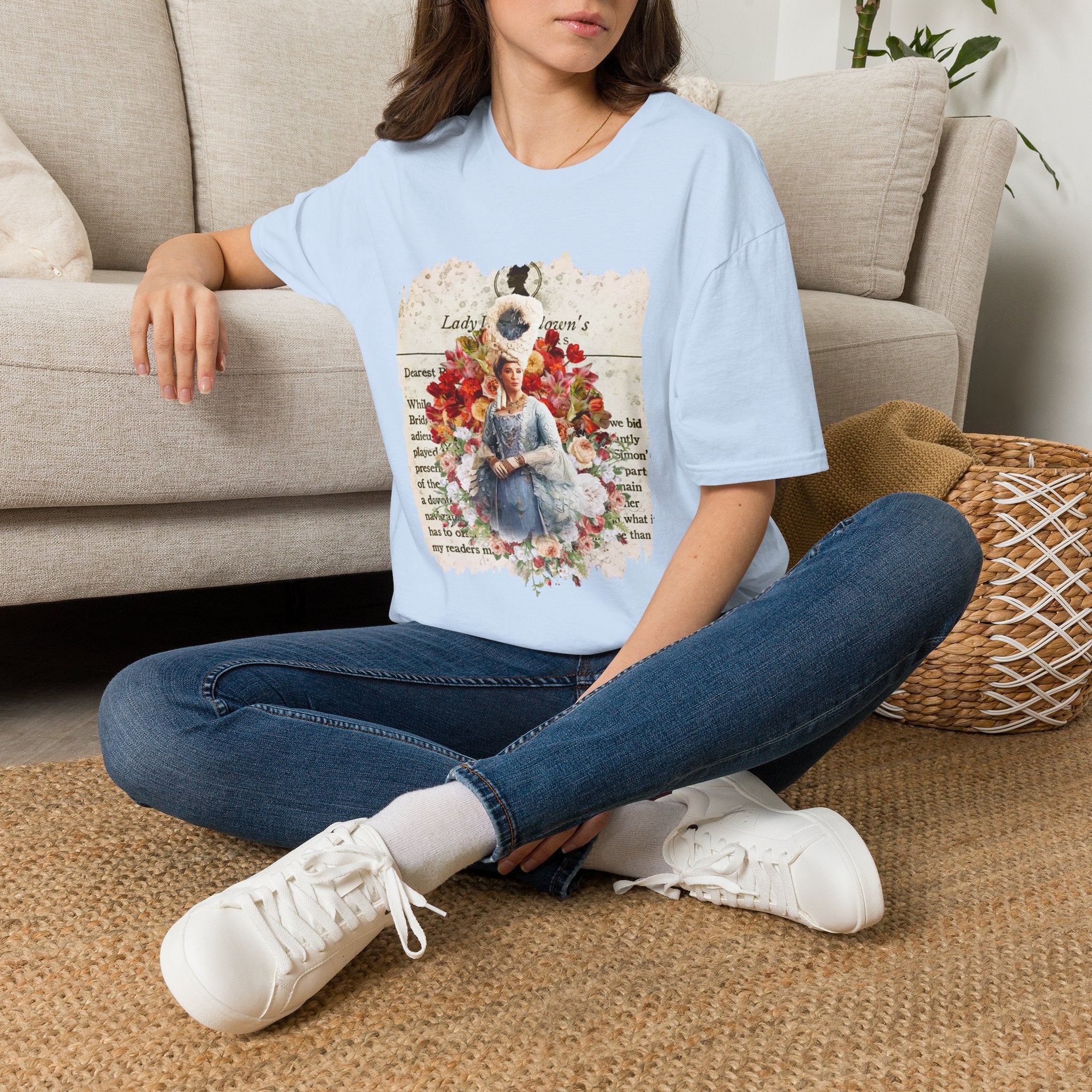 Queen Charlotte Lady Whistledown Society Papers Bridgerton Netflix T-Shirt