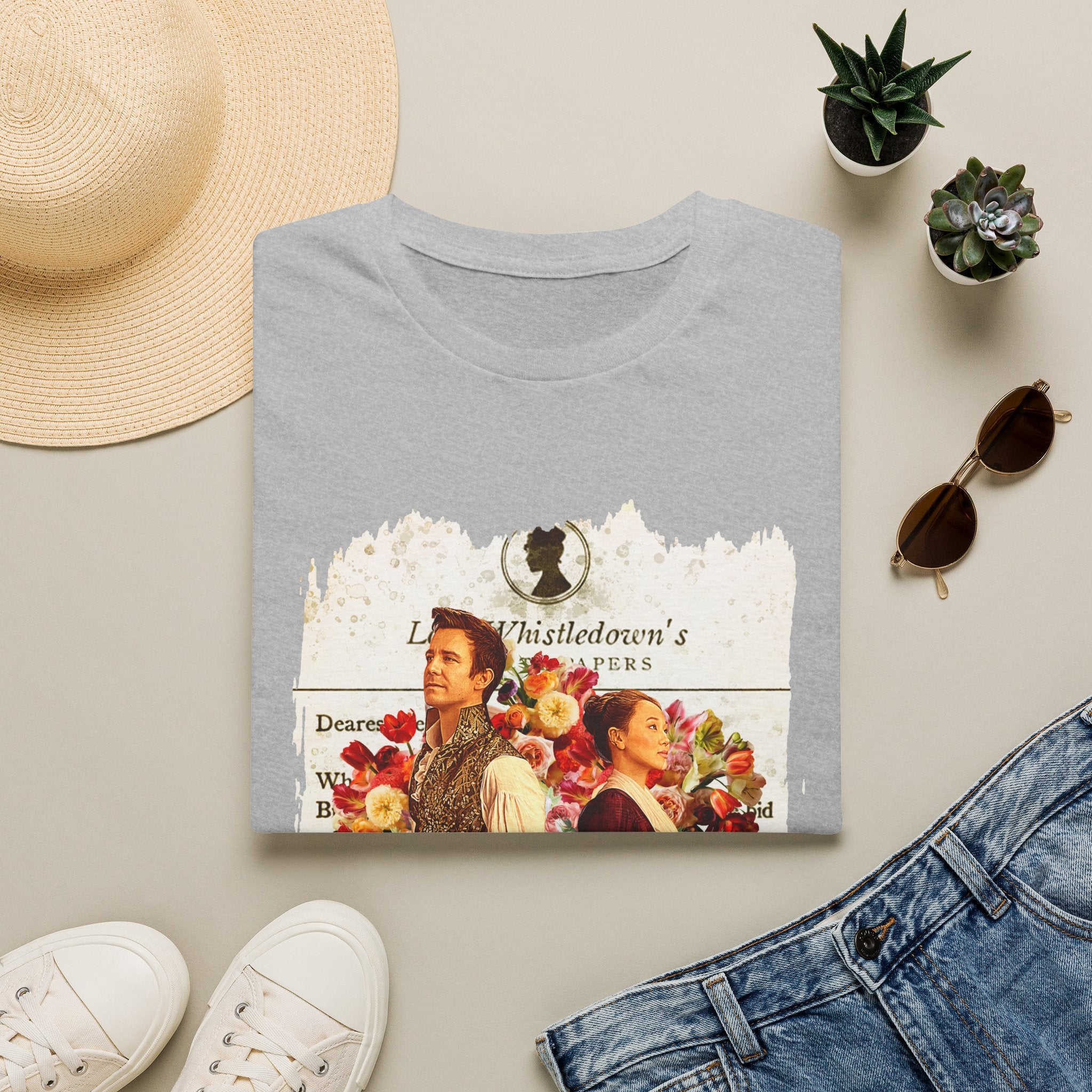 Benedict Bridgerton & Sophie Baek Back To Back Lady Whistledown Society Papers Netflix T-Shirt