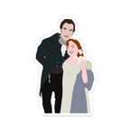 Polin Couple Colin & Penelope Bridgerton Netflix Sticker