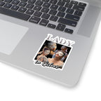 Lady In Silver 90's Bridgerton Netflix Sticker