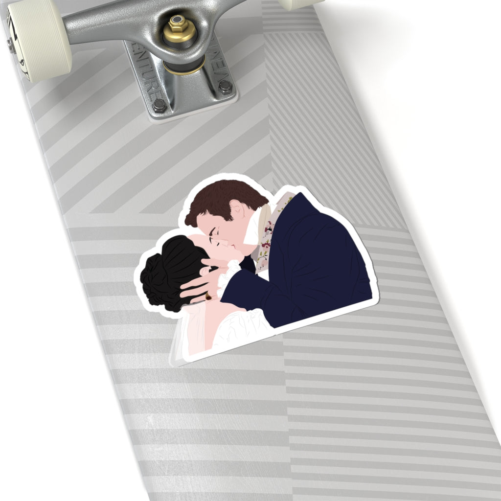 Benedict Bridgerton & Sophie Bridgerton Wedding Kiss Netflix Sticker