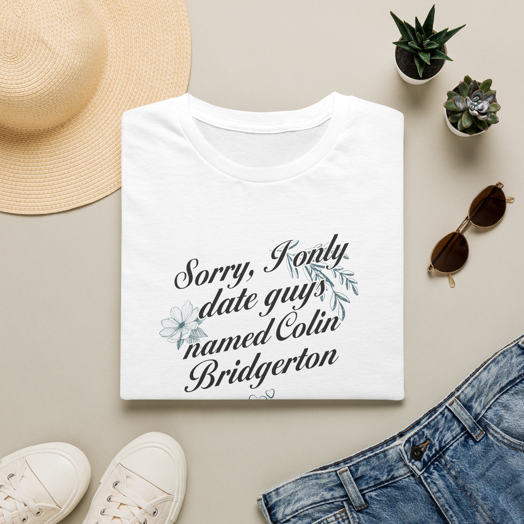 Sorry, I Only Date Guys Named Colin Bridgerton Netflix T-Shirt