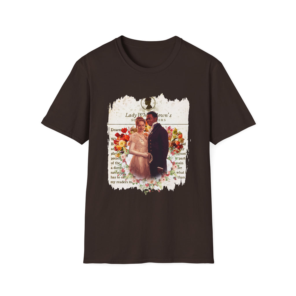 John Stirling & Francesca Bridgerton Stirling Lady Whistledown Society Papers Netflix T-Shirt